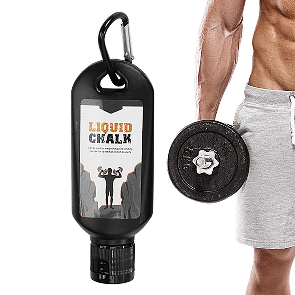 50ML/100ML Liquid Chalk Gym Magnesium Powder Long-Lasting Grip Weightlifting Chalk for Rock Climbing Lifting Sports Gymnastics