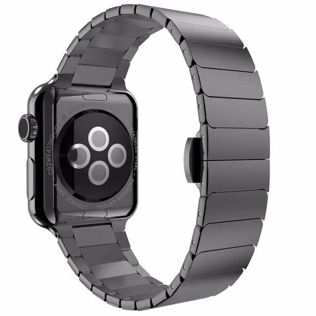 Stainless Steel Band for Apple Watch Ultra 2 49mm 46mm 45 44 42 Luxury Metal Frost Strap Bracelet for IWatch Series10 9 8 7 6 SE