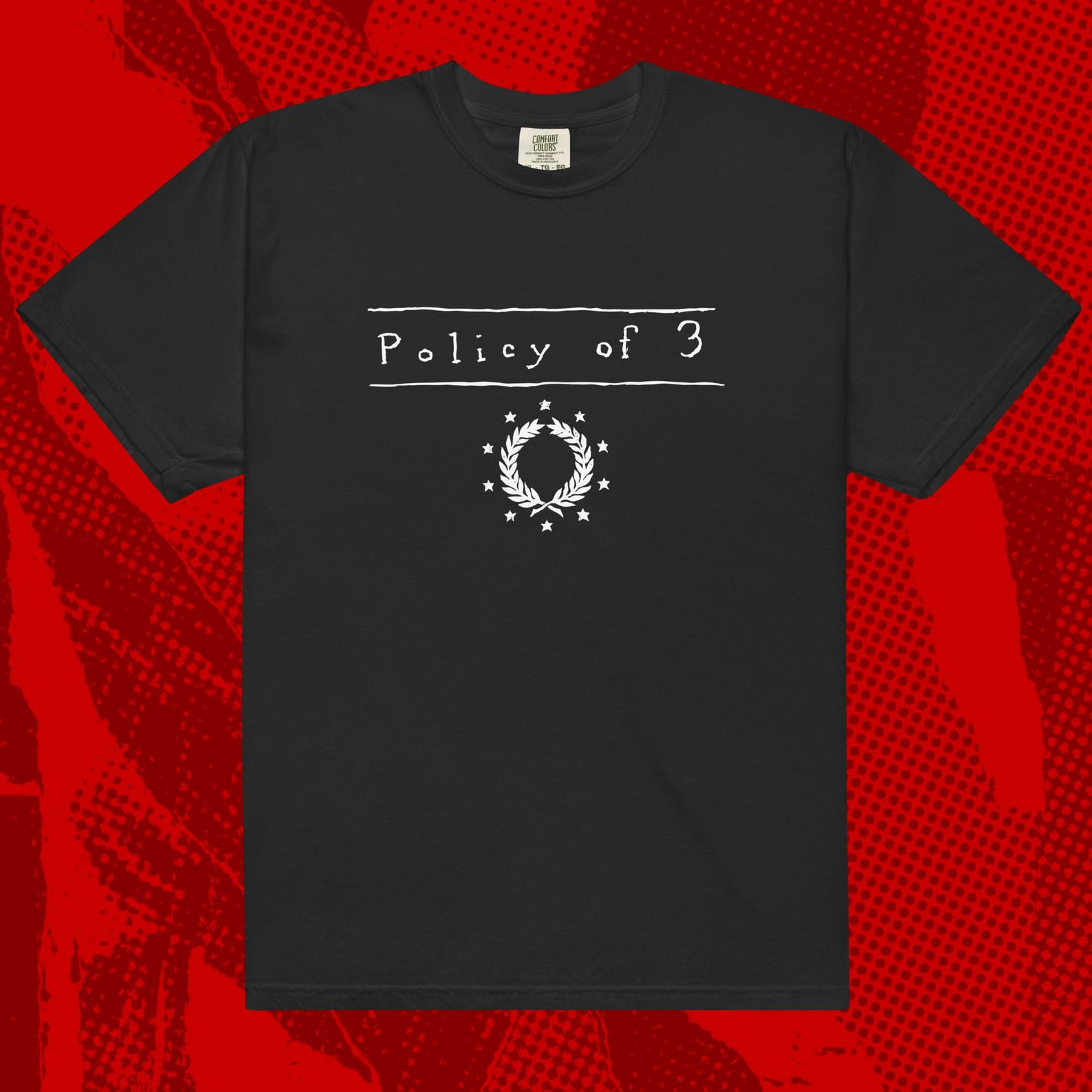 Policy of 3 T-Shirt | Current Fugazi Native Nod Julia Frail Post Hardcore Screamo Skramz S