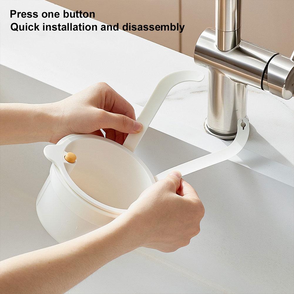 Sink Hanging Strainer Basket Kitchen Sink Food Waste Catcher Faucet Trash Filter Detachable for Vegetable Kitchen Garbage Tools