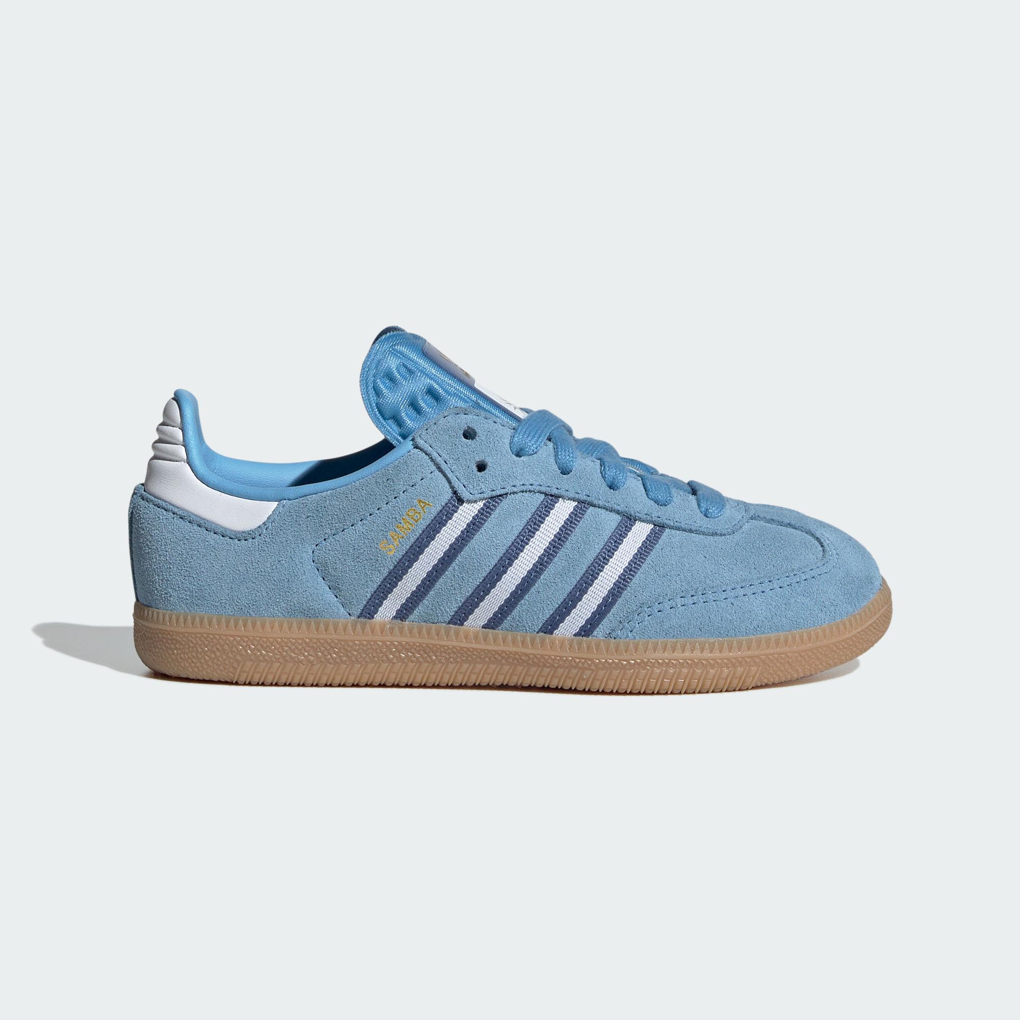 Adidas Originals SAMBA OG Leather Skateboard Shoes Black Kids  28