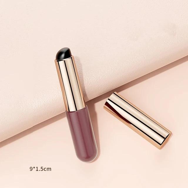 Perie din silicon pentru arta unghiilor, reutilizabilă, universală, cu oglindă, cu pigment pentru pulbere, pentru aplicarea instrumentului de manichiură, instrument pentru perii de unghii din silicon, ușor de utilizat