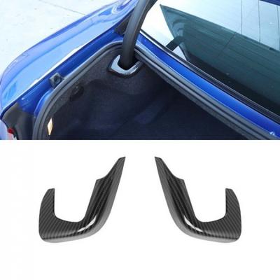 Rear Trunk Tailgate Lift Cover Trim Frame For Dodge Charger 2011+ Carbon Fiber