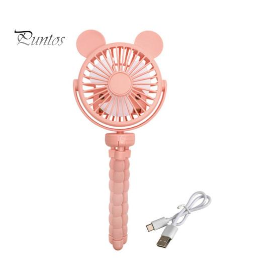 

Портативный вентилятор для коляски с гибким штативом, малошумный мини-вентилятор с батарейным питанием и 3 скоростями, съемный персональный вентилятор розовый