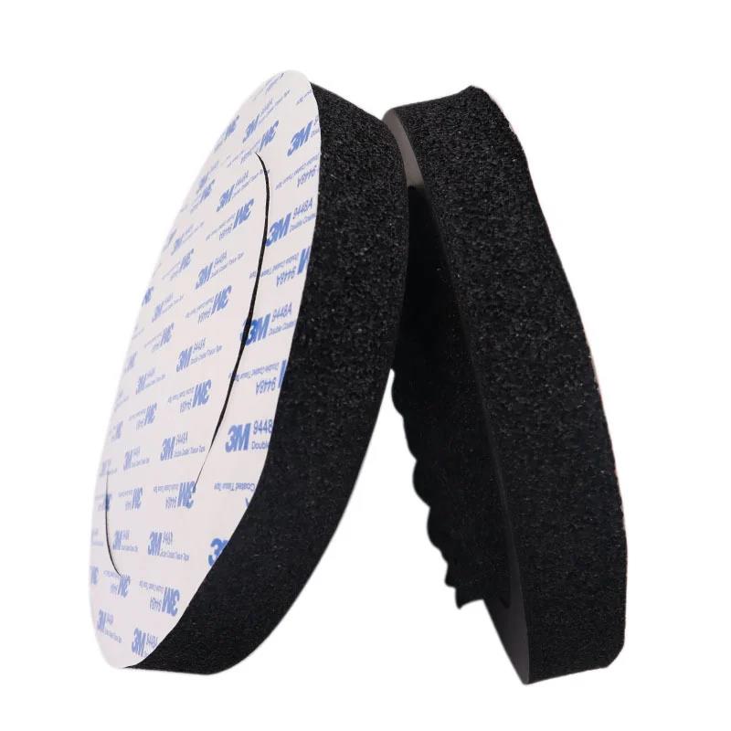 3M Adhesive 6.5 inch Car Horn Ring Soundproof Sponge Ring Foam Sealing Self-adhesive Sponge Pad Car Interior Audio Supplies Heat Shields 2