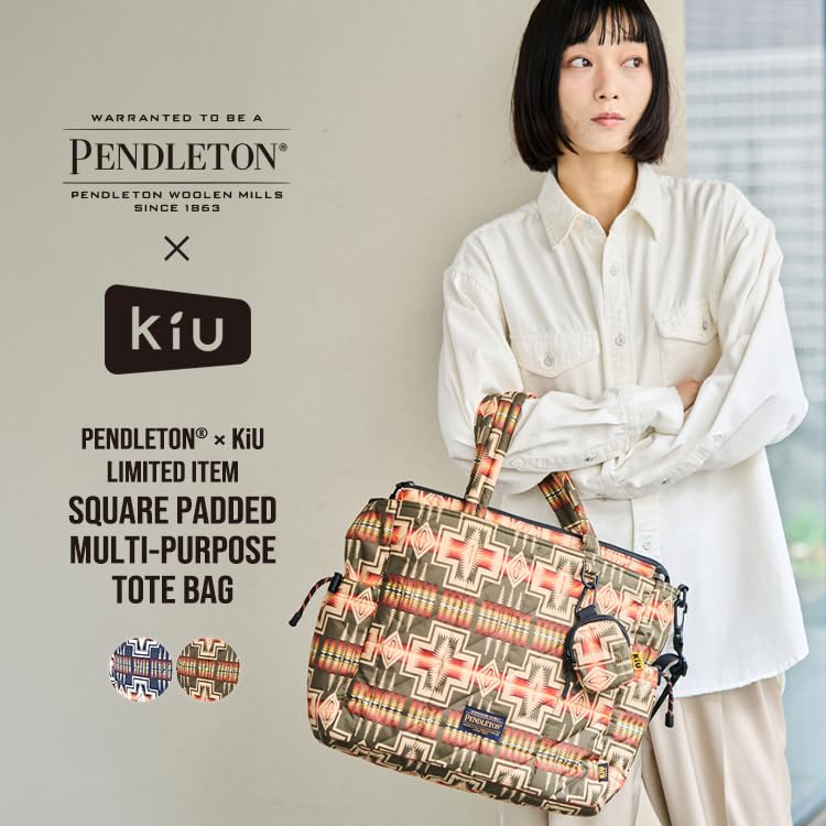 KiU Pendleton Square Gepolsterte Tote Groß Schulter Harding Mehrzwecktasche, Wasserdicht, Wasserabweisend, Gesteppt, Fassungsvermögen, Tasche, Stilvoll, Niedlich, Lässig,