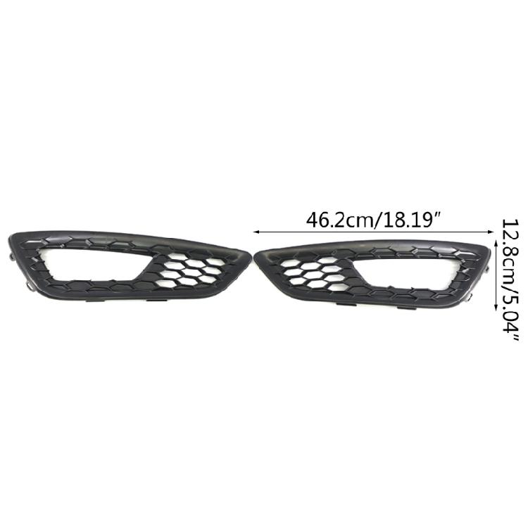 Front Fog Light Cover Foglight Lamp Lower Bumper Bezel Frame for Focus 15-18