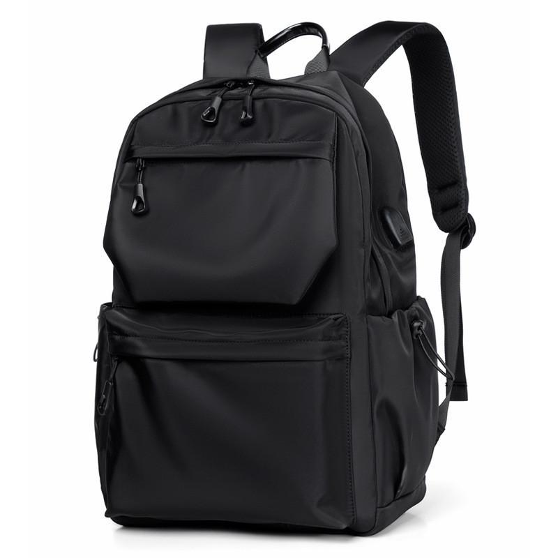 High-capacity Usb Charging Laptop Backpack For Business Travel And Outdoor Leisure 20l Durable Polyester Material
