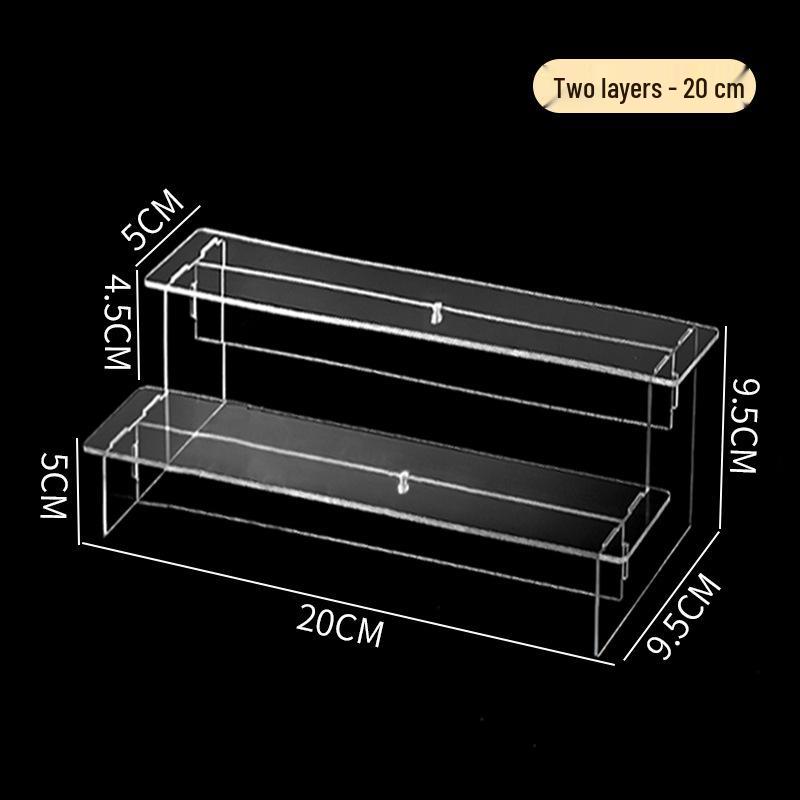 Transparent Multilayer Acrylic Display Stand for Figurines and Dolls