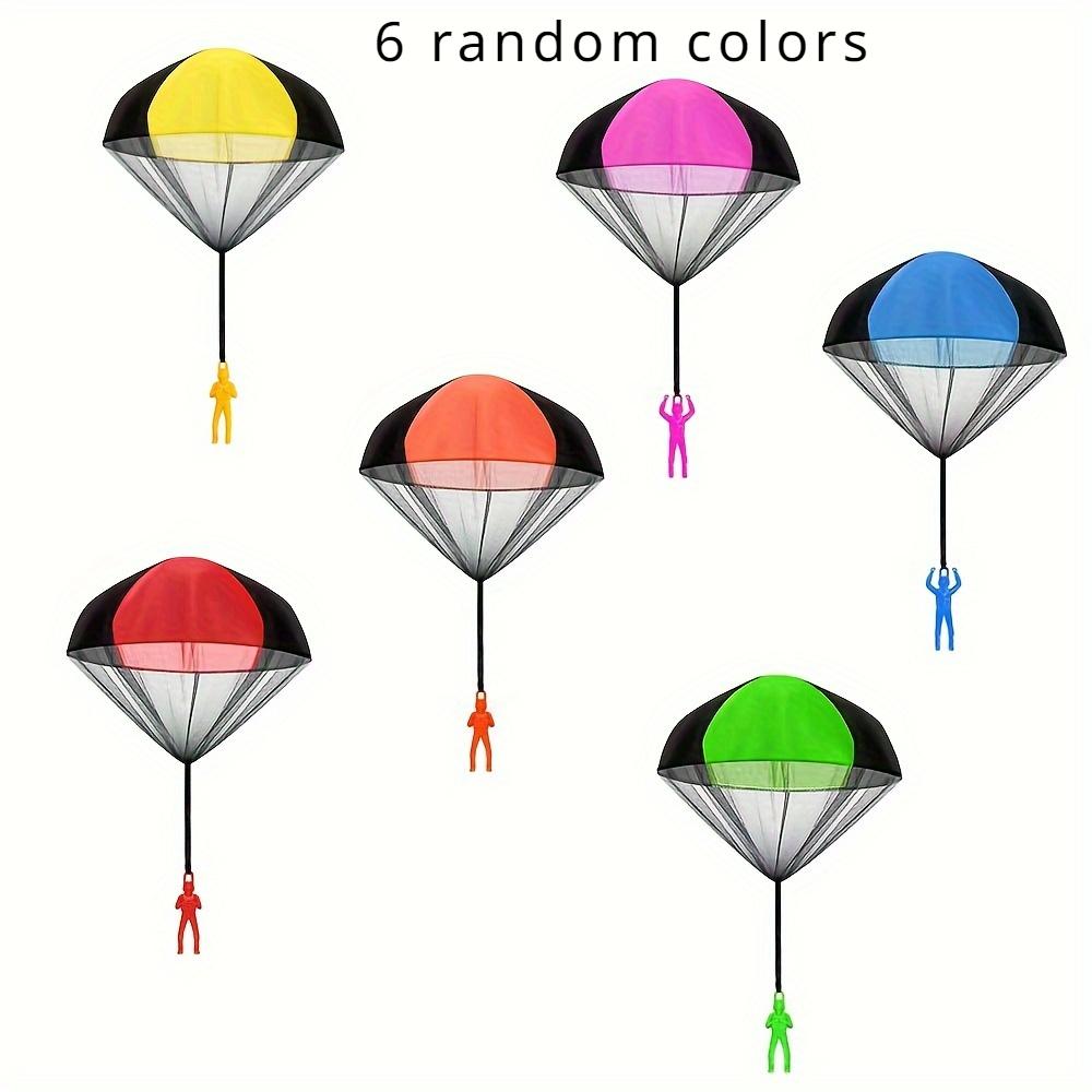6pcs Parachute Toys For Kids - Tangle Free Flying Outdoor Parachute Men, Small Outside Toys, Boy & Girl Gift Throwing Toy