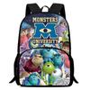 Monsters Power Company Monsters, s.r.o Školní taška High Definition Multifunkční Oxford Lehký batoh