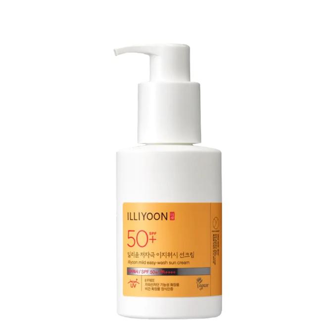 ILLIYOON Mild Easy Wash Sunscreen 150ml Gentle Family Sun Care SPF50+ PA++++ 1 ea
