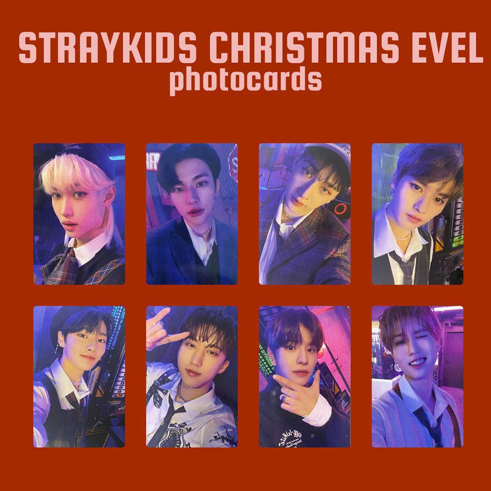 Compre 8pcs/set Stray Kids Christmas EveL Photocards SKZ Xmas