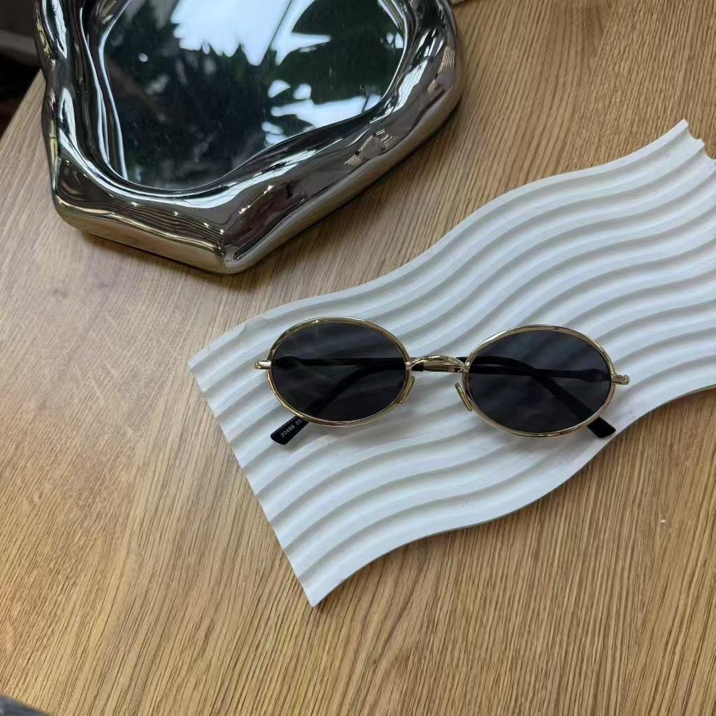 Vintage Oval Sunglasses for Women Men Retro Style UV Protection Driving Travel Fashion Sun Glasses