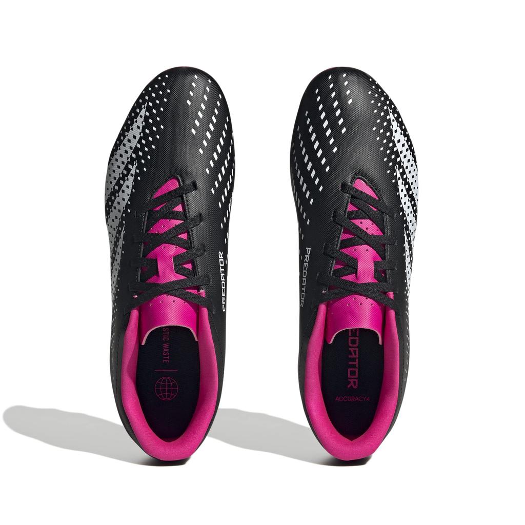 Adidas Predator Core Shock Größe Genauigkeit.4 AI1, Schwarz/Schuhweiß/Team Pink, 25,0 cm