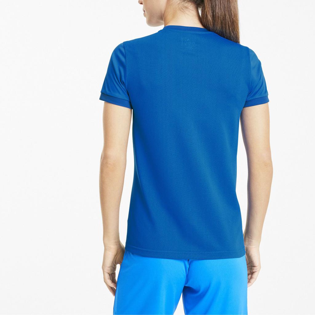 Puma Teamgoal Breathable Round Neck Mesh Pullover Football Short Sleeve T-Shirt Women T-Shirts Dark-Blue 704378-02