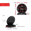 HUD Head-Up Display OBD2 Car Digital Gauge Display Gauge Boost Scan Tool Black