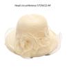 Women Fascinator Hat Church Fascinator Derby Hat for Women Church Hat Organza Tea Party Hat Wedding Bowler Hat Sun Hat