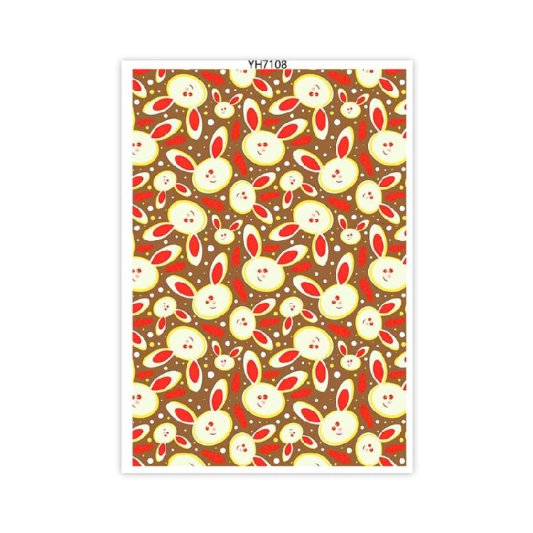 Clay Earrings Transfer Paper Easters Colored Eggs Printing Paper Water Soluble Transfer Decal Clay Transfer Sheets