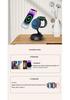 15W Magnetic Wireless Car Charger & Foldable Phone Holder with Suction Cup for Apple Devices