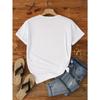 Karneval Mardi Gras Confetti Print T Shirt Short Sleeve Round Neck Casual Party Costume Top