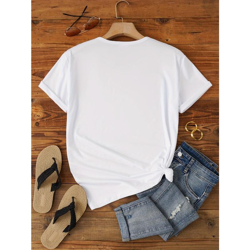 Karneval Mardi Gras Confetti Print T Shirt Short Sleeve Round Neck Casual Party Costume Top