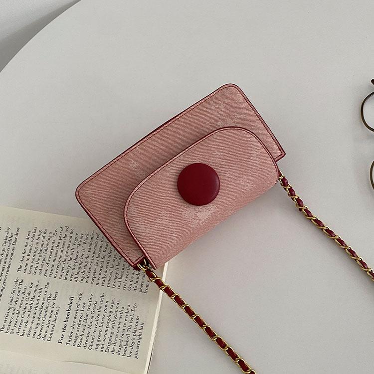Niche Textured Mini Crossbody Bags For Women High-end Patchwork Versatile Chain Small Square Package New Female One Shoulder Bag