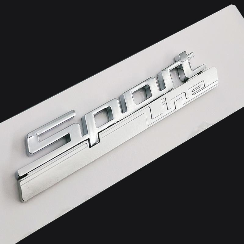Car Styling Trim Sticker / 3D Sport / Luxury Line Label ABS Emblem Badge Decals Fit For BMW 2/3/4/5/7 Series GT