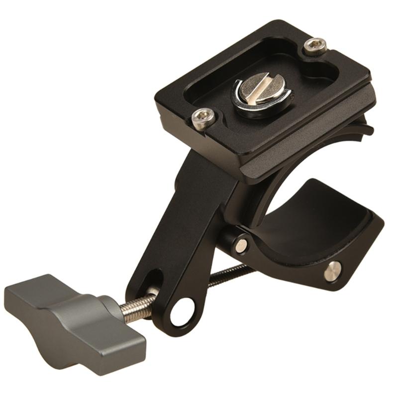 Multifunctional Camera Support Clip Super Clamp with 40mm Arca Type Quick Plate for Monitors, Lights, Action Cameras