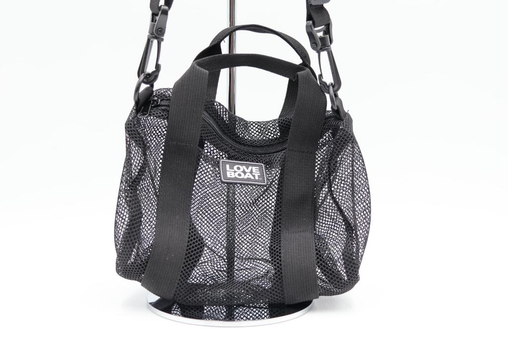 Netz-Roll-Schultertasche