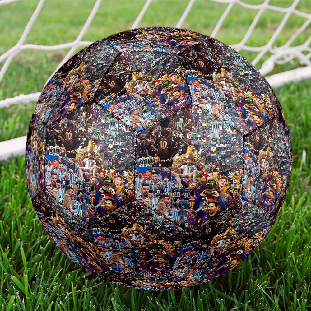 Messi 10 Number Argentina World Cup Champions Size 5 Soccer Ball Machinestitched Indooroutdoor Training And Matches Ideal For Soccer Enthusiasts