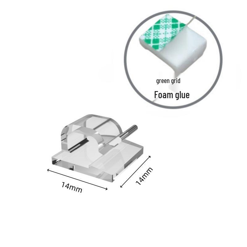 XK001 Self-Adhesive Cable Holder, Dashcam/Wire R-Type Organizer Clip