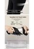 Women's Black High-Waisted Fleece-Lined Leggings, 2025 Winter Style, Thick, Elastic, Slim-Fit