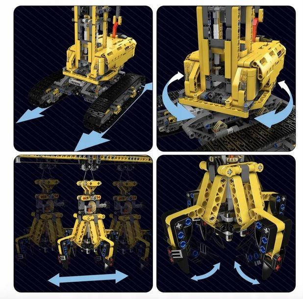 Mould King 17059 Mobile Crane Rc Buildable Crane