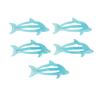 5Pcs Colorful Glitter Dolphin Bb Hair Side Clips Barrettes For Girls Women Child Holiday Party Gift Hair Accessories Headwear