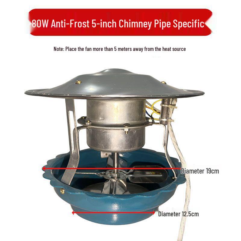 

Pure Copper High-Power Chimney Draft Fan: Strong Suction, Low-Temp Start, Anti-Freeze, High Heat & Corrosion Resistant.