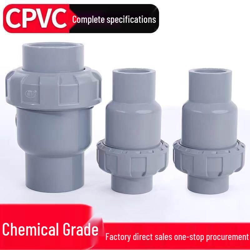 CPVC Solvent Weld Single Union One-Way Check Valve