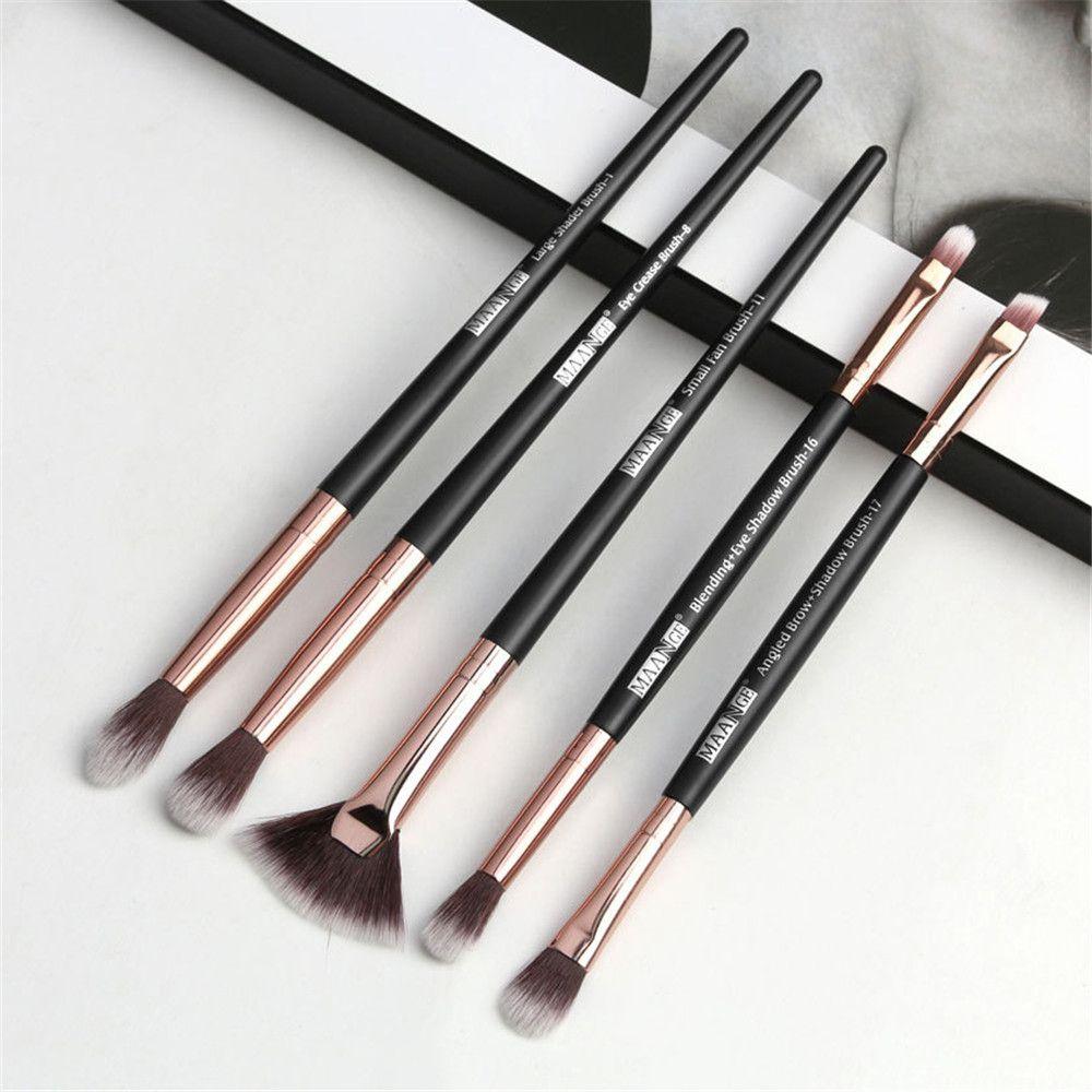 5 Pcs Hot Makeup Women Beauty Blusher Tool Eyeliner Brush Eye Blending Brushes Eyeshadow Contour