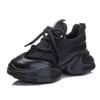Height Increasing Women's Shoes Spring New Product Cowhide Thick Soled Shoes for Women's Casual Sports Shoes Platform Sneakers