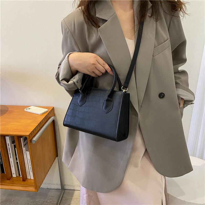 Minimalist Pu Small Square Bag For Daily Casual Womens Street Fashion