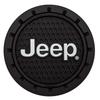 Plasticolor 000652R01 Jeep Logo Cup Holder Coaster