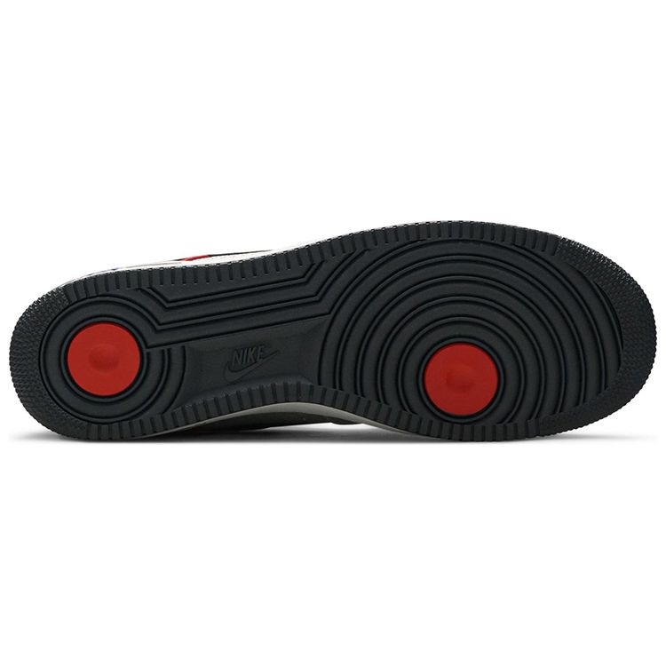 Nike Air Force 1 Premium 07 Jones Original Six Men Sneakers Silver Metallic-Silver Anthracite-Varsity-Red 315090-001