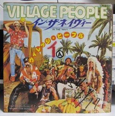 

7inch Record VILLAGE PEOPLE In The Navy Manhattan Woman VIP2730PROMO CASABLANCA 1979 Japan SoulFunk Used