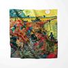 Luxury Brand Women Fashion Oil Painting Scarf  Silk Shawls Scarves Summer Lady Bandanas Foulard Hijab Scarfs For Ladies