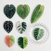 Plant Leaf Pattern Acrylic Refrigerator Magnets - Soft, Magnetic, Decorative Patches