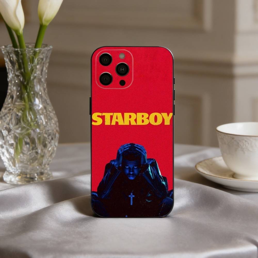 T-The-E Talented W-Weeknd-D Phone Case For iPhone 17,16,15,14,13,12,11 Plus,Pro Max,XS,Soft Silicone Black Cover
