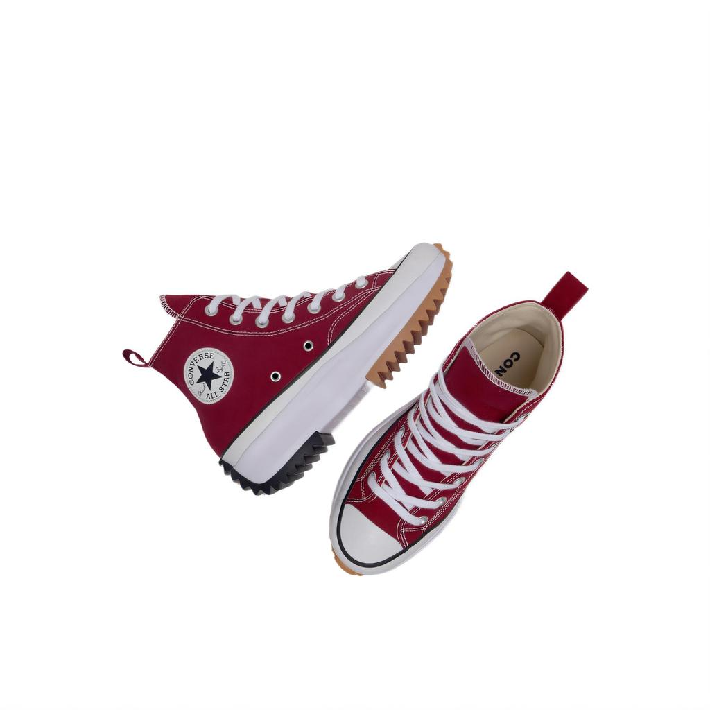 Converse Run Star Hike Comfortable High-Top Casual Shoes Unisex Sneakers Red A12598C