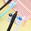 2Pcs Cute Astronaut Press Waterbased Pen Spacemen Creative Retractable Neutral Pen Black Writing Pen School Stationery