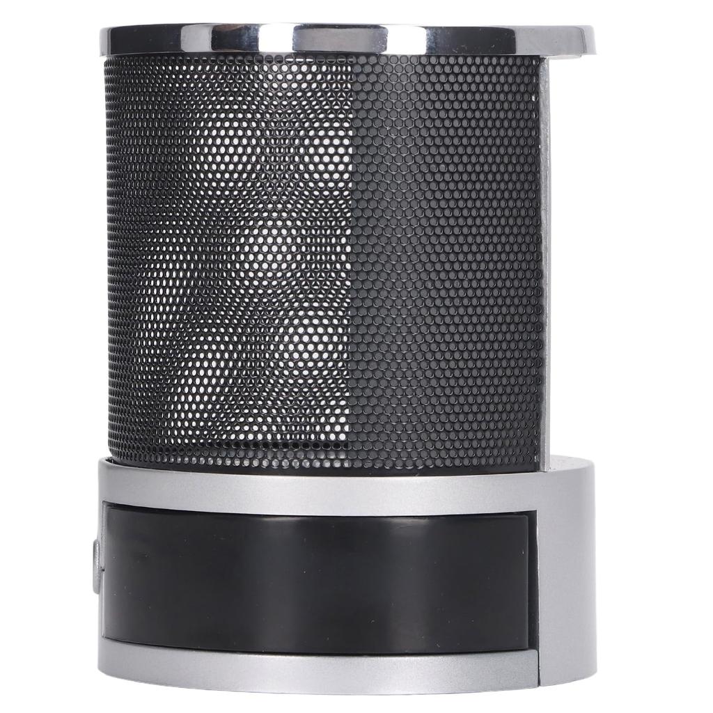 Cube Desk Stand with Digital Calendar and Clock, Pen Holder, Pencil Case, Desktop Storage Case, Multifunctional Pencil Holder, Approx. 11x8.5x8.5cm