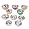 5 Pieces Stainless Steel Bowls with Lids Multipurpose Baking and Mixing Bowl Set for Vegetable Fruit